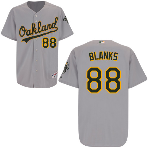 Kyle Blanks #88 mlb Jersey-Oakland Athletics Women's Authentic Road Gray Cool Base Baseball Jersey